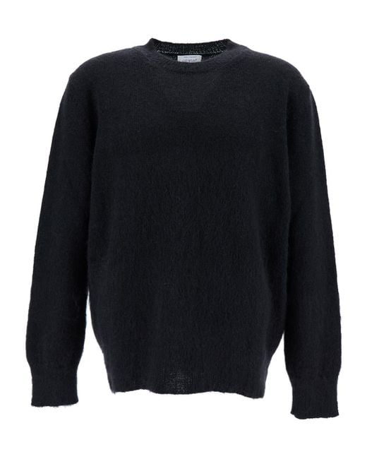 Off-White c/o Virgil Abloh Blue Arrow Knit Crewneck Sweater for men