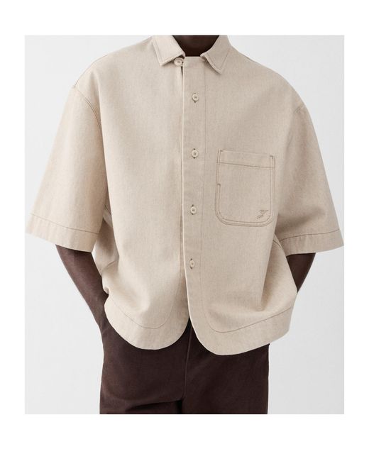 Jacquemus Natural The Paysan De-Nîmes Denim Shirt for men