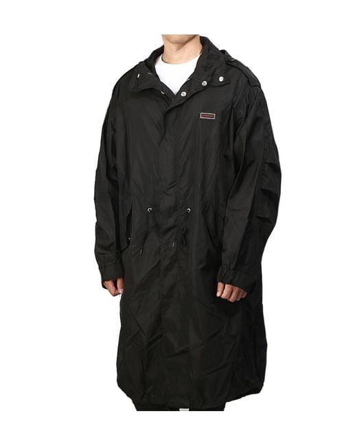 Givenchy Black Long Trench Coat for men