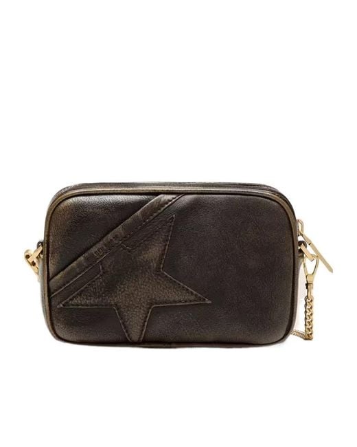 Golden Goose Deluxe Brand Black Mini Star Bag Camera Bag