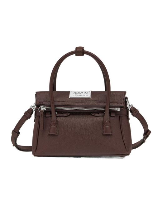 Maison Margiela Brown 5Ac East West Small Tote Bag