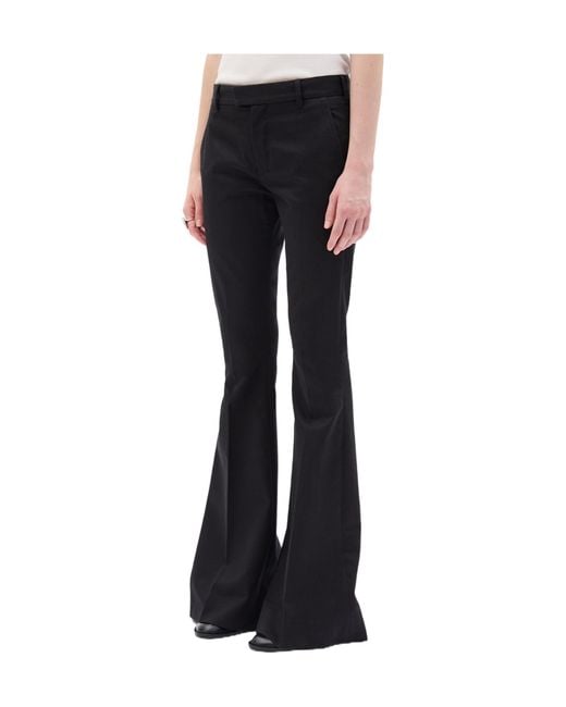 Ann Demeulemeester White Twill Trousers