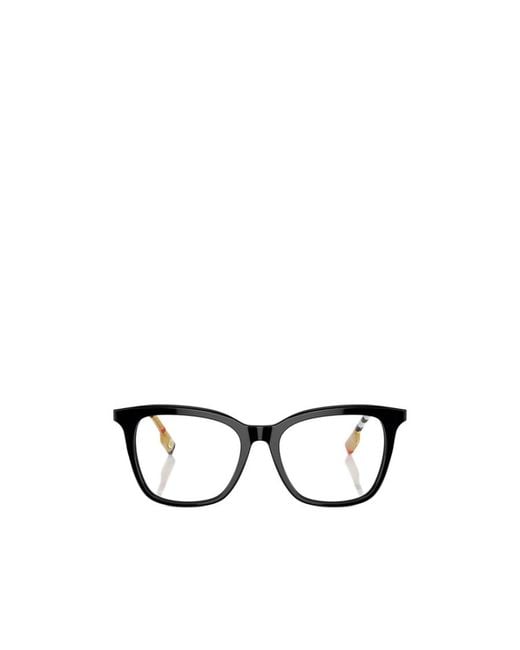 Burberry White Eyewear Square Frame Glasses