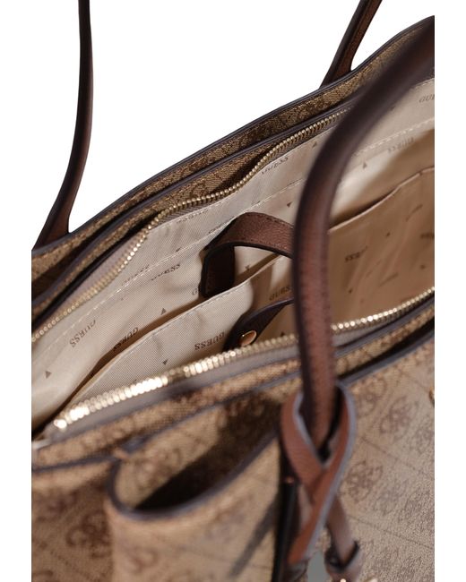 Guess Brown Patterned Handbag