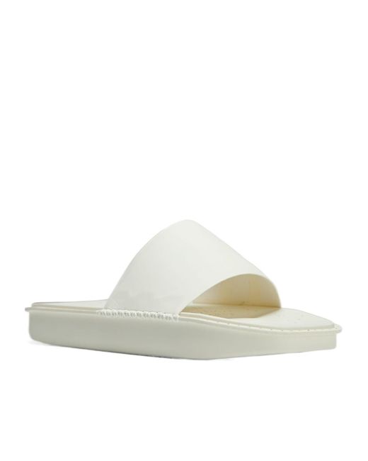 Y-3 White Water Square Toe Slides