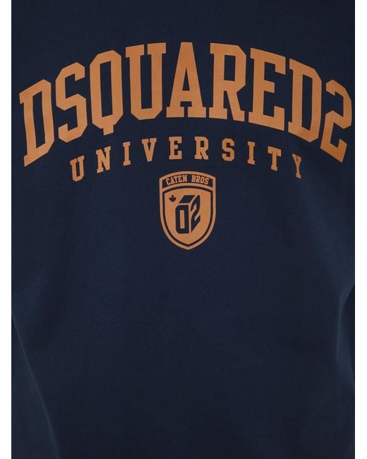 DSquared² Blue Cool Fit Tee Clothing for men