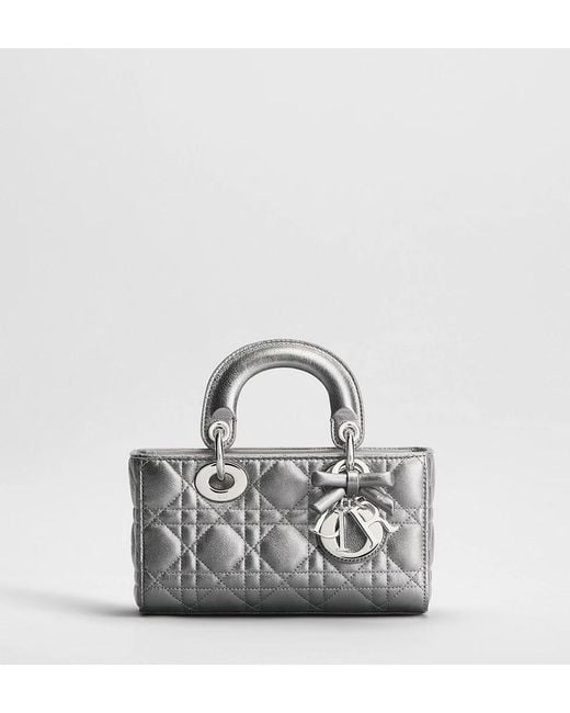 Dior White Mini Lady D-Joy Bag