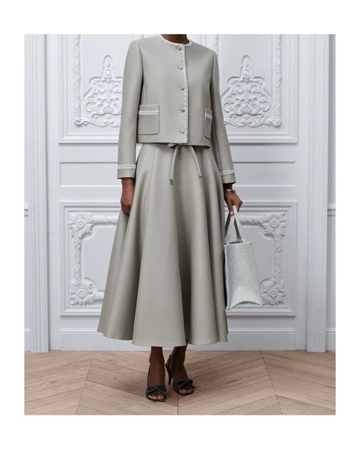Dior Gray Cropped Jacket