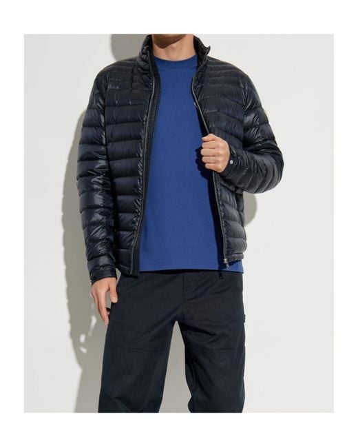 Moncler Blue Arnique Short Down Jacket for men