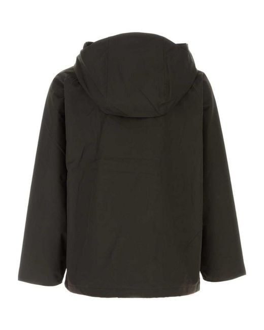 Nanamica Black Classic Hooded Jacket for men