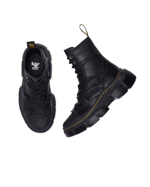 Dr. Martens Black Leather Boots for men