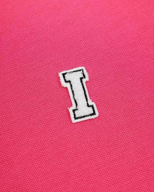 Iceberg Pink Logo Polo Shirt for men