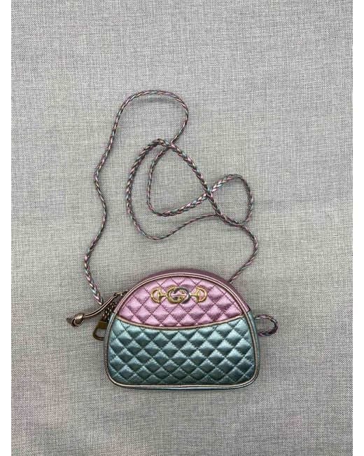 Gucci Gray Jolin Tsai'S Same Color Matching Shoulder Bag