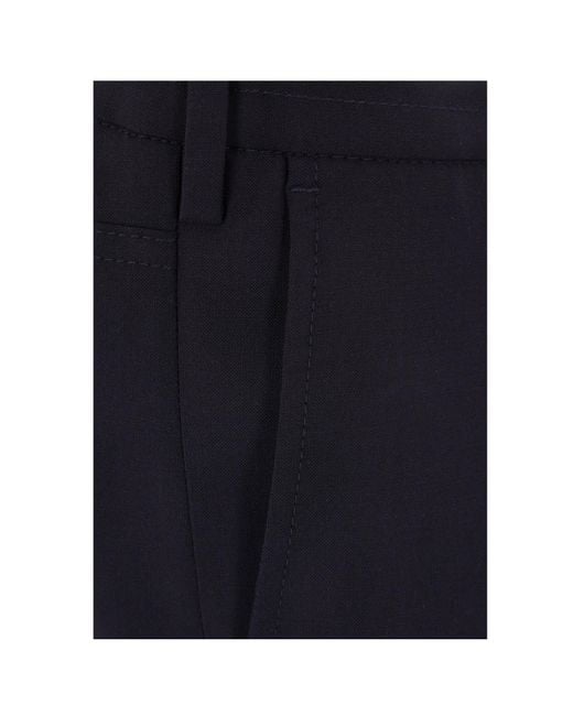 Eleventy Blue Drawstring Pleated Pants for men