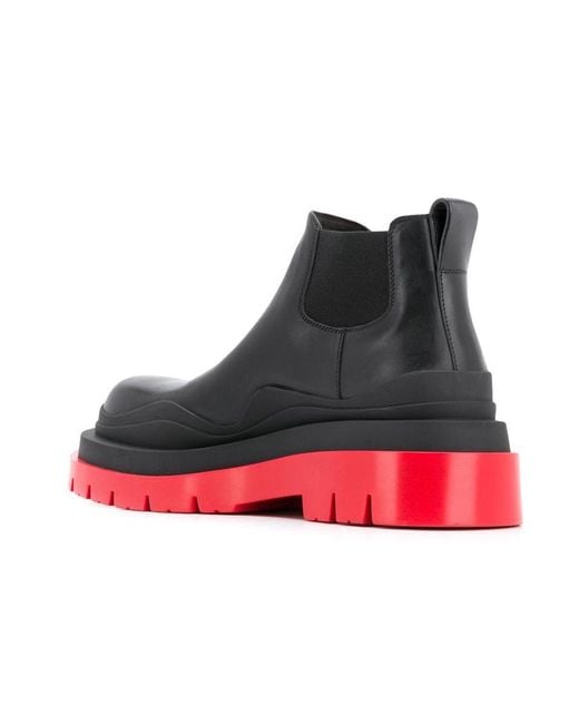Bottega Veneta Multicolor Tire Chelsea Boots