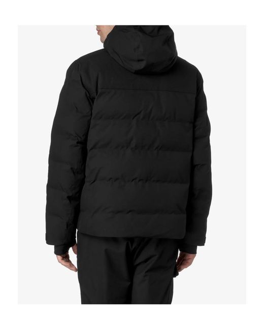 K-Way Black Zip-Up Hooded Jacket for men