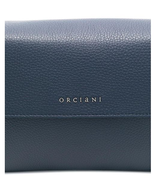 Orciani Blue Logo Clutch for men