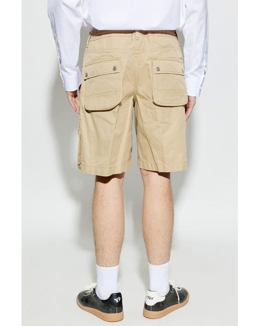 DSquared² Natural Multi-Pocket Cargo Shorts for men