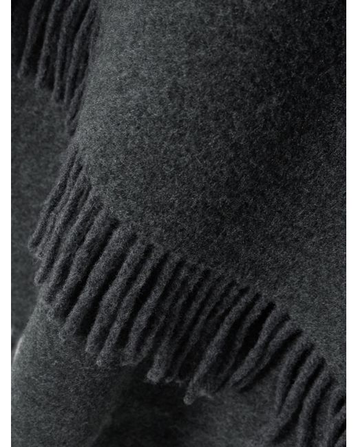 Brunello Cucinelli Black Hooded Cloak
