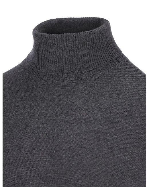 Fay Gray Mock Neck Sweater for men