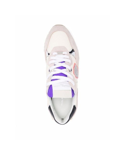 Philippe Model Pink La Rue Low-Top Sneakers