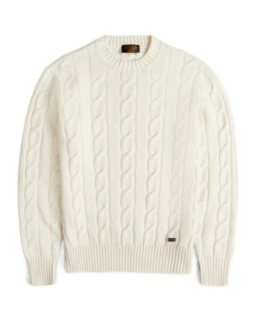 Tod's White Long-Sleeved Sweater for men