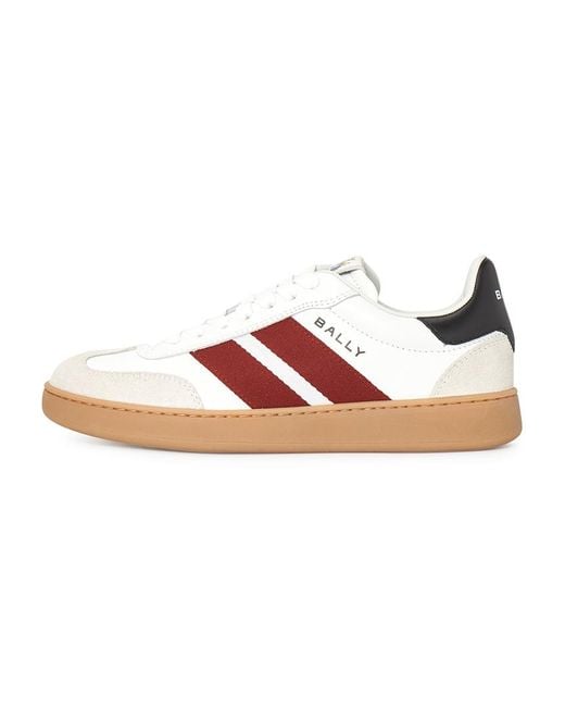 Bally Pink Lace-Up Sneakers