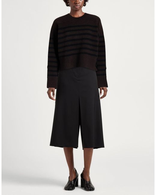 Rag & Bone Black Striped Long-Sleeve Knit Sweater