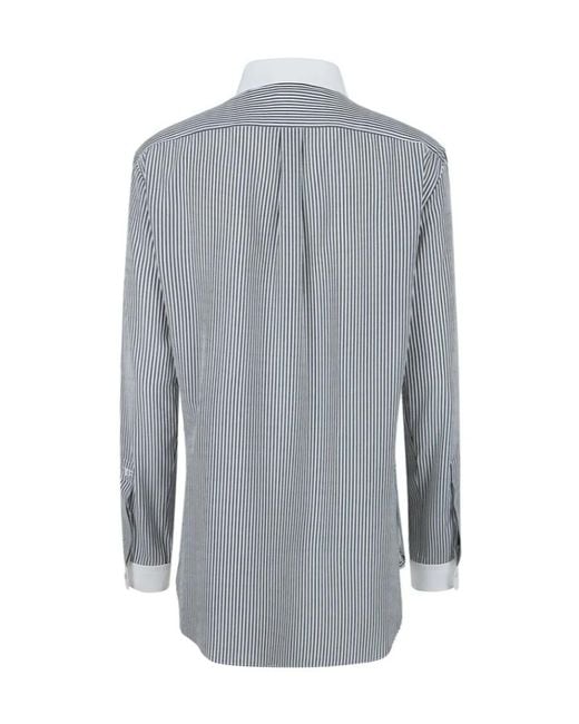 Tom Ford Blue Striped Shirt