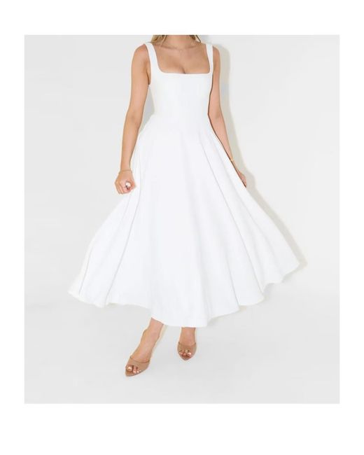 Christopher Esber White Sleeveless Dress