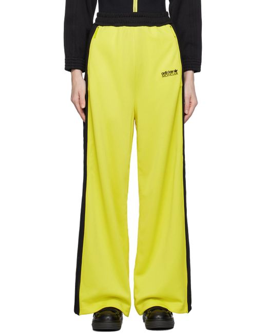 Moncler Yellow Acetate Trackpants