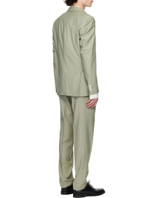 Boss Gray Boss Slim-Fit Suit for men