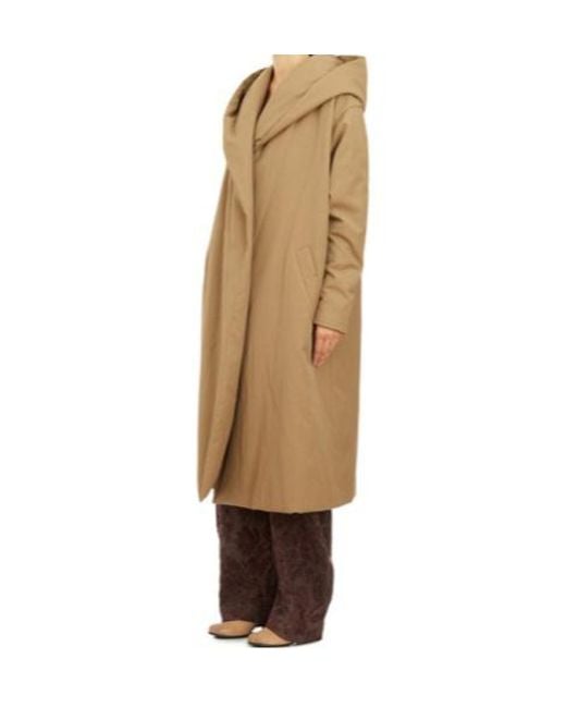 Uma Wang Natural Long-Sleeved Cardigan Coat