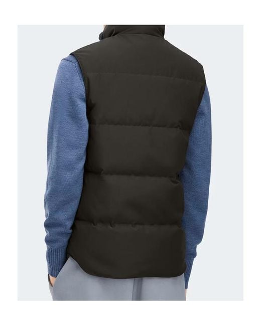 Canada Goose Black Padded Appliqué Jacket for men