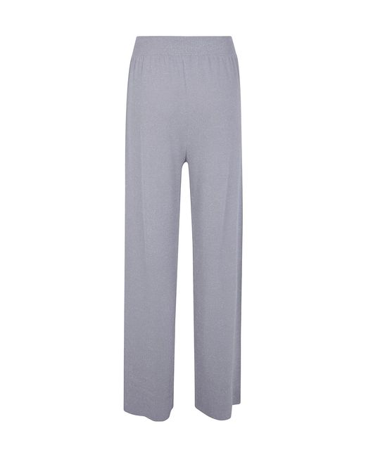 Fabiana Filippi Gray Elastic Waist Casual Pants