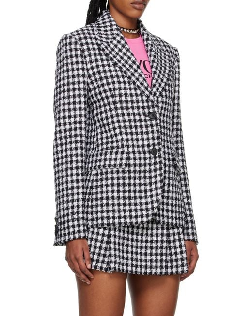 Versace Black Single-Breatsed Blazer