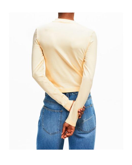 Jacquemus Natural Long-Sleeved T-Shirt