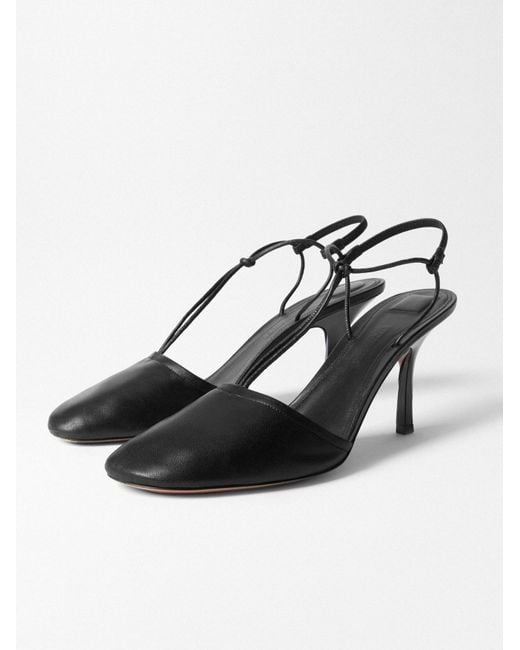 Jacquemus Black Strappy Heeled Pumps