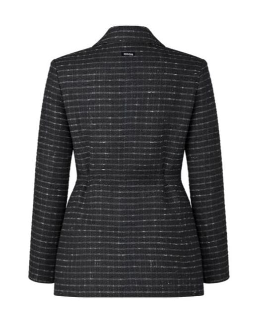 MSGM Black Single Breasted Jacket