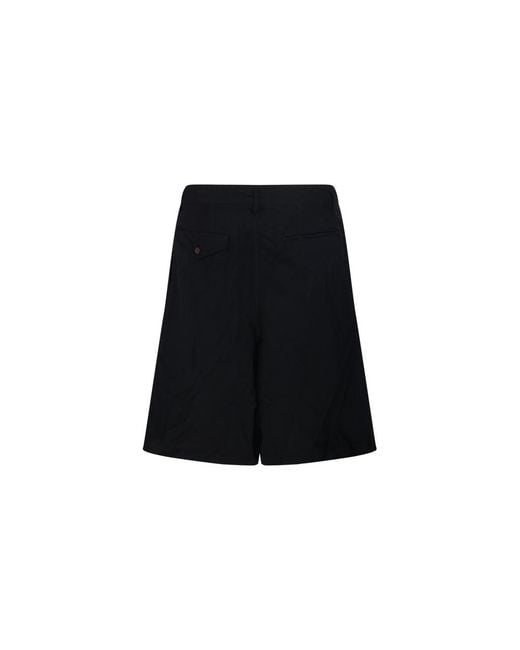 Comme des Garçons Black Comme Des Garçons Shirt Pleated Shorts for men
