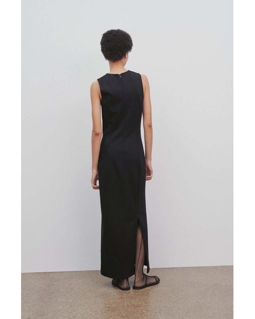 The Row Black Sleeveless Long Dress