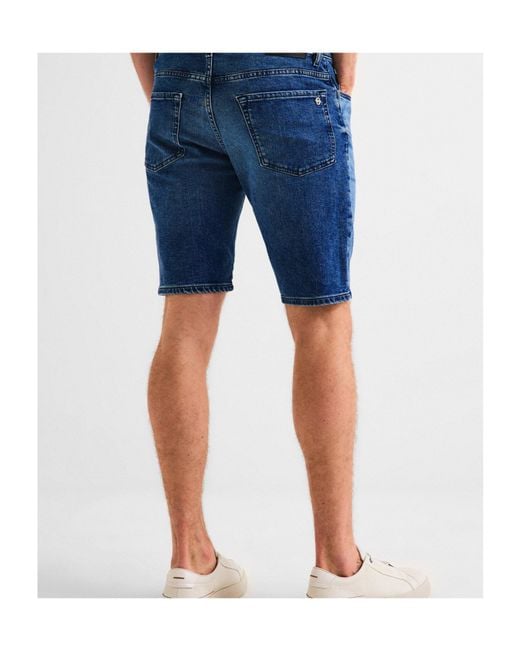 Boss Blue Versatile Denim Shorts for men