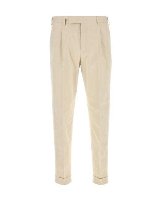 Pt Pantaloni Natural Pt Torino Rebel Pleated Pants for men