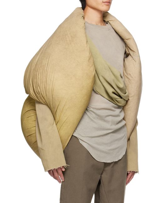 Moncler Green Rick Owens Donut Gradient Effect Jacket for men