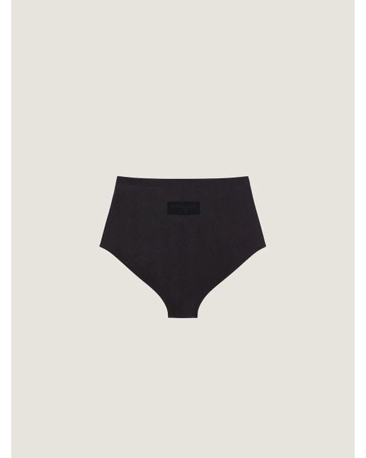 Givenchy Black High-Waisted Micro Shorts