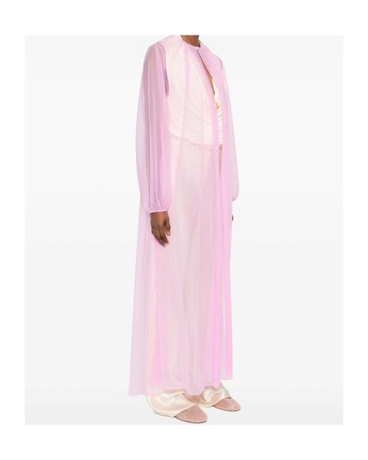 Forte_forte Pink Duster Coat