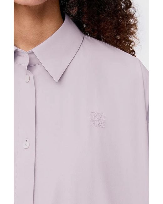 Loewe Purple Trapeze Shirt