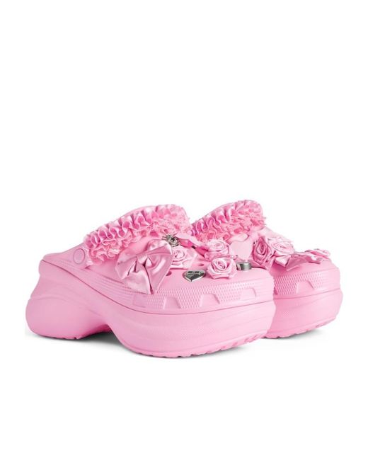 Balenciaga Pink X Crocs X Jibbitz Charms Mules