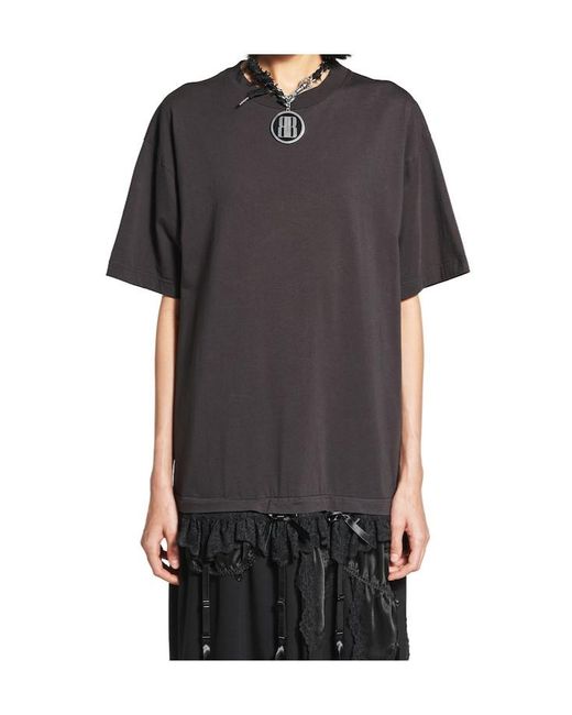Balenciaga Gray Lingerie T-Shirt Dress