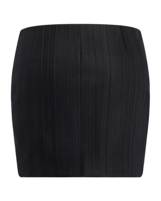 Dondup Black Mini Skirt